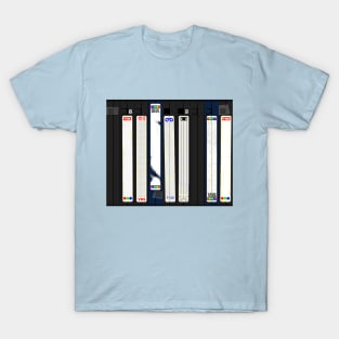 VHS Stack (vertical) T-Shirt